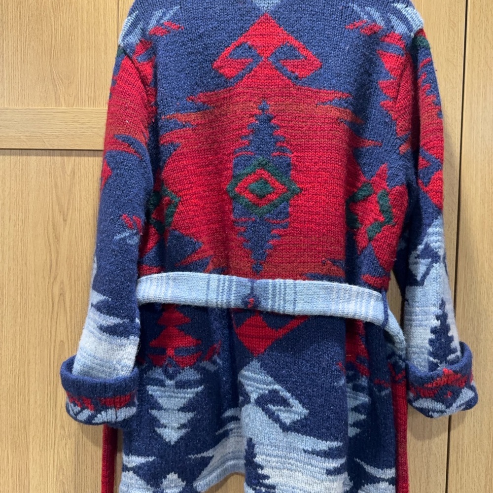 Ralph Lauren Blue and Red Jean Jacket - Picture 3 of 5